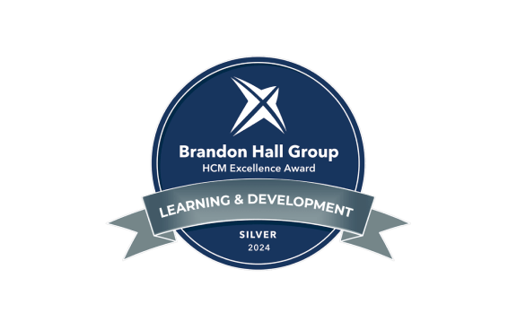 Brandon Hall L&D Silver 2024 Logo